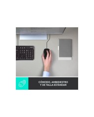 RATON LOGITECH M100 USB 1000DPI BLACK