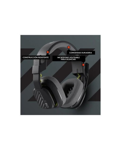 AURICULARES + MICROFONO LOGITECH GAMING A10 ASTRO JACK 3.5MM BLACK AURICULARES + MICROFONO LOGITECH GAMING A10 ASTRO JACK 3.5MM BLACK