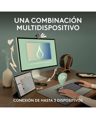 TECLADO + RATON LOGITECH PEBBLE 2 WIRELESS BLACK TECLADO + RATON LOGITECH PEBBLE 2 WIRELESS BLACK
