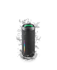 ALTAVOCES NGS ROLLER FURIA 2 RGB PORTATIL WATERPROOF IPX7/BT/USB/AUX BLACK