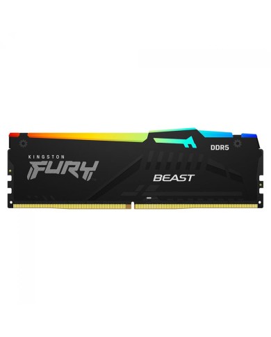 MEMORIA RAM 8GB KINGSTON DDR5 6000MHZ FURY BEAST CL36 135V RGB