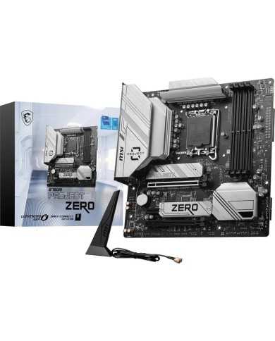PLACA BASE MSI PRO B760M-PROJECT ZERO MATX 4XDDR5 HDMI + DP