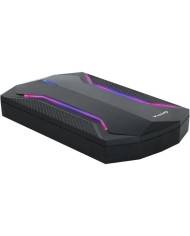 CAJA EXTERNA TOOQ  GAMING 2.5 SSD SATA USB RGB BLACK