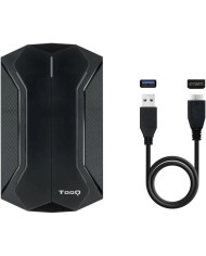 CAJA EXTERNA TOOQ  GAMING 2.5 SSD SATA USB RGB BLACK