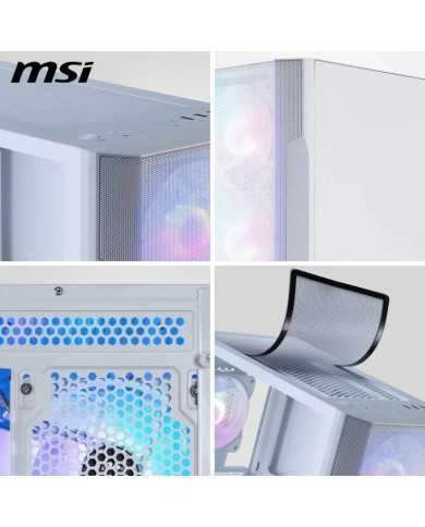 CAJA ORDENADOR GAMING MSI MAG FORGE M100R MATX ARGB WHITE