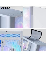 CAJA ORDENADOR GAMING MSI MAG FORGE M100R MATX ARGB WHITE