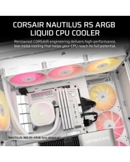 REFRIGERACION LIQUIDA CPU CORSAIR NAUTILUS 240MM ARGB WHITE REFRIGERACION LIQUIDA CPU CORSAIR NAUTILUS 240MM ARGB WHITE