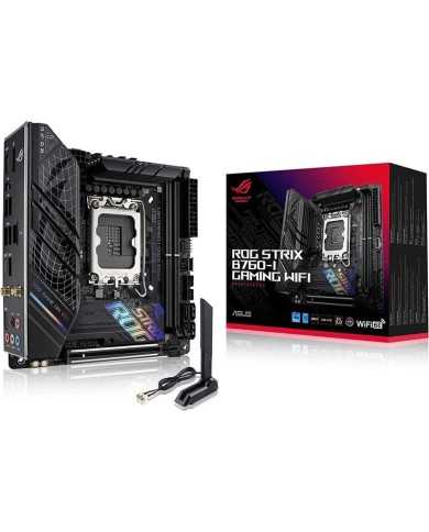 PLACA BASE ASUS ROG STRIX B760-I WIFI MINI ITX 2XDDR5 HDMI + DP PLACA BASE ASUS ROG STRIX B760-I WIFI MINI ITX 2XDDR5 HDMI + DP