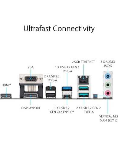 PLACA BASE ASUS PRIME B760-PLUS ATX DDR4 HDMI + VGA + DP PLACA BASE ASUS PRIME B760-PLUS ATX DDR4 HDMI + VGA + DP