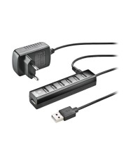 HUB USB NGS TINY 7 PUERTOS USB 2.0 + ALIMENTADOR
