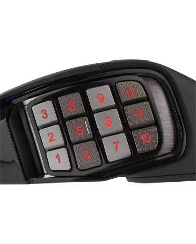 RATON GAMING CORSAIR SCIMITAR ELITE RGB USB 16K DPI BLACK
