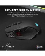 RATON GAMING CORSAIR M65 ULTRA RGB WIRELESS BLACK RATON GAMING CORSAIR M65 ULTRA RGB WIRELESS BLACK