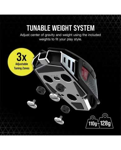 RATON GAMING CORSAIR M65 ULTRA RGB WIRELESS BLACK