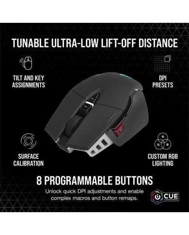 RATON GAMING CORSAIR M65 ULTRA RGB WIRELESS BLACK