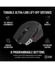 RATON GAMING CORSAIR M65 ULTRA RGB WIRELESS BLACK RATON GAMING CORSAIR M65 ULTRA RGB WIRELESS BLACK
