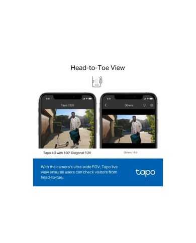 VIDEOPORTERO + TIMBRE TP-LINK TAPO D230S1 2K 5MP