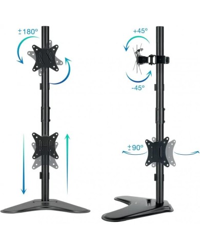 SOPORTE DE SOBREMESA MONITOR TOOQ 17-32 9KG 2 BRAZOS VERTICAL GIRA/INCLI SOPORTE DE SOBREMESA MONITOR TOOQ 17-32 9KG 2 BRAZOS VERTICAL GIRA/INCLI