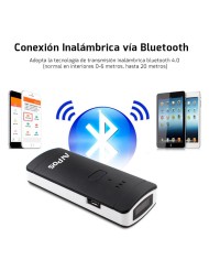 LECTOR AVPOS CODIGO DE BARRA BP200 POCKET 1D - 2D BLUETOOTH USB