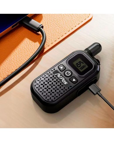 WALKIE TALKIE AVPOS COMM X25 + CARGADOR USB C WALKIE TALKIE AVPOS COMM X25 + CARGADOR USB C