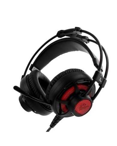 AURICULARES + MICROFONO PHOENIX GAMING BLACK AURICULARES + MICROFONO PHOENIX GAMING BLACK