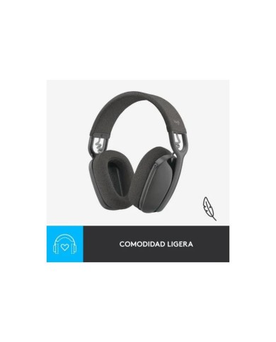 AURICULARES + MICROFONO LOGITECH ZONE VIBE 100 BLUETOOTH BLACK AURICULARES + MICROFONO LOGITECH ZONE VIBE 100 BLUETOOTH BLACK
