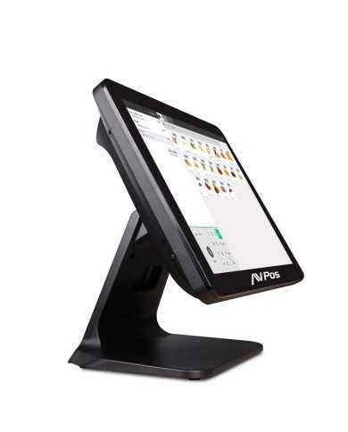 TPV AVPOS K4000 15 SLIM TACTIL J4125/4GB/SSD128GB/BLACK 3YR GARANTIA