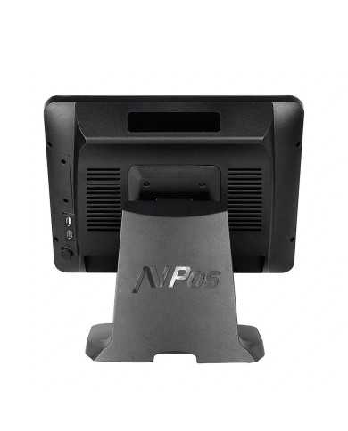 TPV AVPOS K4000 15 SLIM TACTIL J4125/4GB/SSD128GB/BLACK 3YR GARANTIA