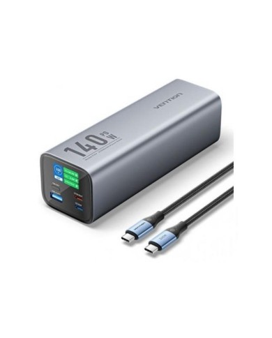 POWERBANK VENTION 27000MAH 2XUSB-A + 2XUSB-C LED DISPLAY 140W GREY