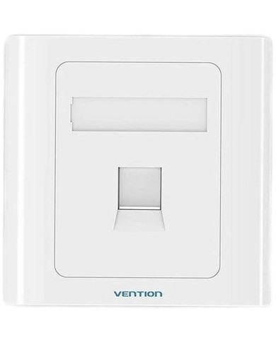 ROSETA DE PARED VENTION RJ45 CAT.6 UTP 1 TOMA WHITE