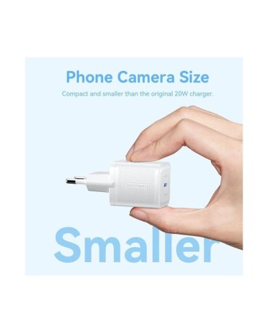 CARGADOR DE PARED VENTION GAN USB-C 20W ROSE CARGADOR DE PARED VENTION GAN USB-C 20W ROSE