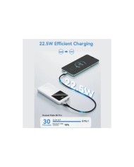 POWERBANK VENTION 10000MAH 2XUSB-A + USB-C LED DISPLAY 22.5W WHITE POWERBANK VENTION 10000MAH 2XUSB-A + USB-C LED DISPLAY 22.5W WHITE