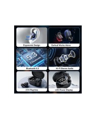 AURICULARES VENTION TINY T15 BLUETOOTH 5.3 WIRELESS 7 HORAS BLACK