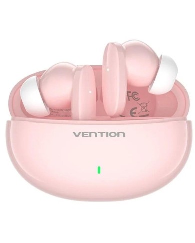 AURICULARES VENTION BLUETOOTH 5.3 TRUE WIRELESS 7 HORAS ROSE