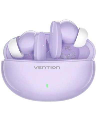 AURICULARES VENTION BLUETOOTH 5.3 TRUE WIRELESS 7 HORAS PURPLE