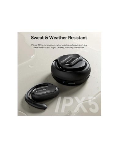 AURICULARES DEPORTIVOS VENTION OPENBEAT O11 BLUETOOTH 5.3 WIRELESS BLACK