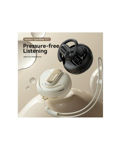 AURICULARES DEPORTIVOS VENTION OPENBEAT O11 BLUETOOTH 5.3 WIRELESS BLACK