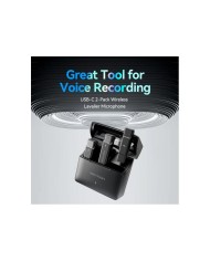 MICROFONO VENTION USB-C LAVALIER 2 MICROFONOS PINZA WIRELESS