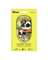 RATON TRUST SKETCH SILENT CLICK WIRELESS YELLOW