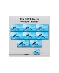 SPLITTER VENTION HDMI 2.0 4K 1X8 BLACK