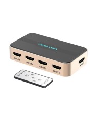 DUPLICADOR VENTION 5XHDMI HEMBRA - HDMI MACHO GOLD/BLACK DUPLICADOR VENTION 5XHDMI HEMBRA - HDMI MACHO GOLD/BLACK