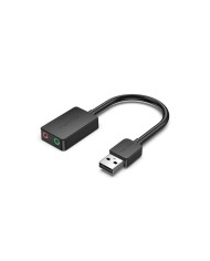 TARJETA DE SONIDO 2.1 VENTION USB-A JACK 3.5MM BLACK TARJETA DE SONIDO 2.1 VENTION USB-A JACK 3.5MM BLACK