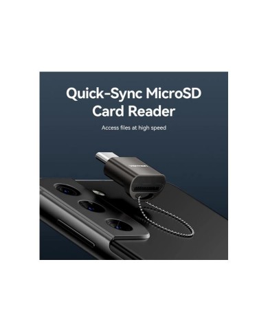 LECTOR DE TARJETAS EXTERNO VENTION USB-C MICROSD BLACK