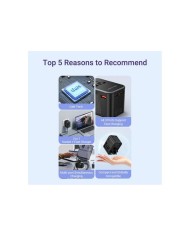 CARGADOR DE PARED VENTION UNIVERSAL GAN 2XUSB-C USB-A 65W