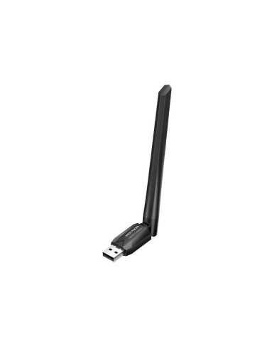 ADAPTADOR VENTION USB WIFI AC650 DUAL BAND BLACK