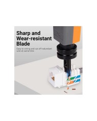 INSERTADORA VENTION TIPO 110 RJ45 RJ11 GREY/ORANGE INSERTADORA VENTION TIPO 110 RJ45 RJ11 GREY/ORANGE