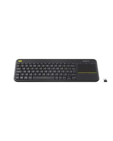 TECLADO LOGITECH K400 RF WIRELESS TOUCHPAD BLACK TECLADO LOGITECH K400 RF WIRELESS TOUCHPAD BLACK