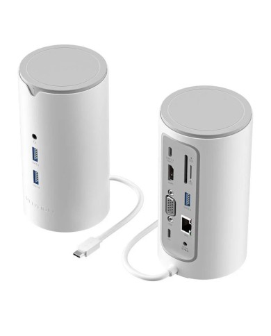 DOCK STATION VENTION 12 EN 1 USB-C A HDMI/VGA/USB-C/USB-A/RJ45/MICROSD/JACK