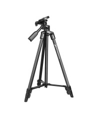 TRIPODE PHOENIX REG.ALTURA 1.2M BLACK + FUNDA + ADAPTADOR SMARTPHONE