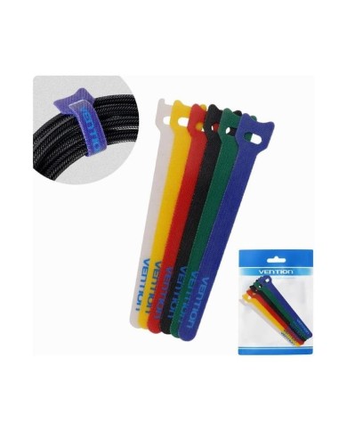 TIRAS ORGANIZADORA VENTION 15CM MULTICOLOR PACK 6UD TIRAS ORGANIZADORA VENTION 15CM MULTICOLOR PACK 6UD