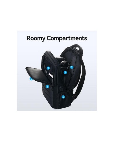 MOCHILA VENTION 14-17 18L IMPERMEABLE BLACK MOCHILA VENTION 14-17 18L IMPERMEABLE BLACK